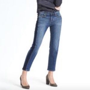 Blank NYC Two-Tone Panel Girlfriend Jeans 27